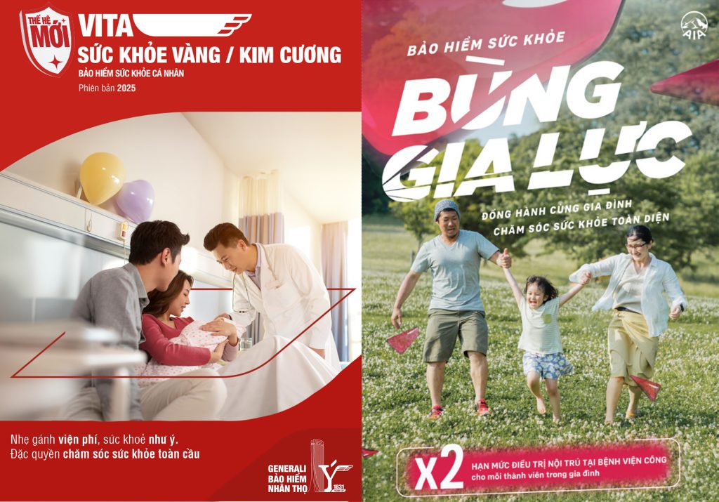 Những thẻ sức khỏe có quyền  lợi nhân đôi hạn mức tại Việt Nam